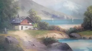Hitler Painting Haus Am See