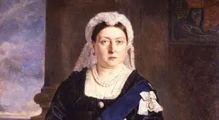 Watercolor Painting Of Queen Victoria