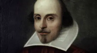 Oil Painting Of Shakespeare