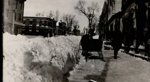 1888 Blizzard In Boston