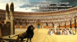 Lion At Roman Arena