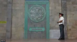 Tashkent Door On Wall Turquoise