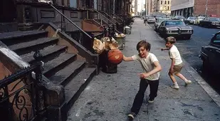 Boys Playing Streetball
