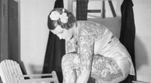 Betty Broadbent Tattooed Woman