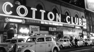 Taxis Outside Cotton Club