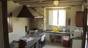 Abandoned Kitchen In Village