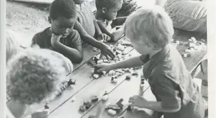 Kids Playing Together In Jonestown