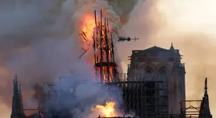 Notre Dame Fire Pictures