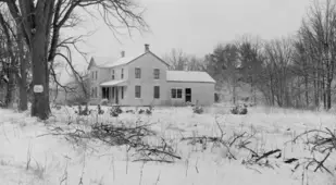 Ed Gein's House In The Snow