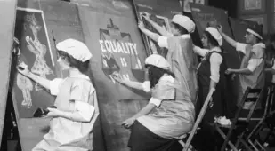 Schoolgirls Design Posters For Equality