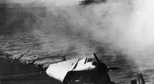 Chaos During Kamikaze Attack