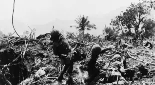 Pacific Theater Battlefield In Saipan