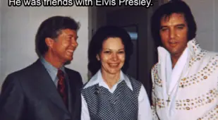 Jimmy And Rosalynn Carter And Elvis Presley