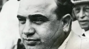 Al Capone With Scars On His Face