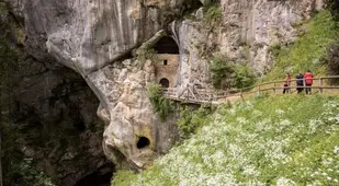 Predjama Castle Cave Entrance