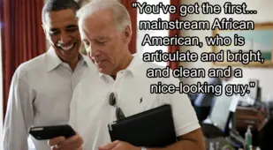 Joe Biden About Clean African Americans