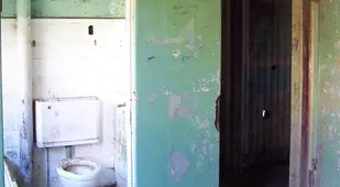 Abandoned Asylum Toilet