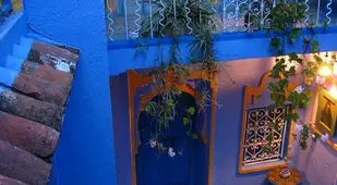 Blue Balcony In Chefchaouen