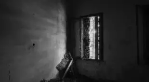 Abandoned Hospital In Poveglia Window