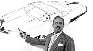 Raymond Loewy Presenting A Car