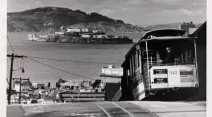 Alcatraz From Hyde Street Hill