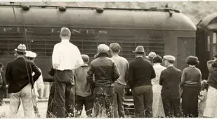Alcatraz Prison Train Departing With Prisoners