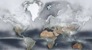 Cloud Cover World Map