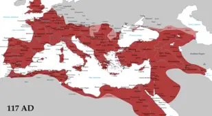 Roman Empire History Map