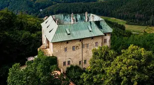 Houska Castle From Above