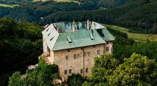 Houska Castle From Above