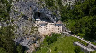 Predjama Castle From Above