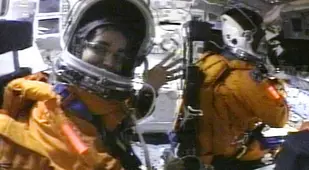 Columbia Crew Prepares For Re-Entry