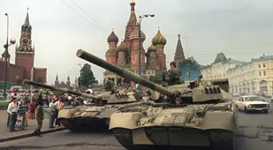 Tanks In Front Of The Kremlin