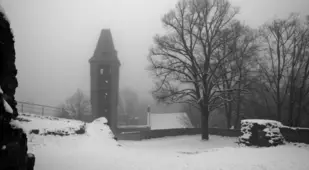 Frankenstein Castle In The Snow