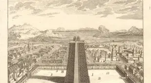 1754 Templo Mayor Sketch