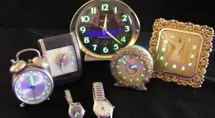 Glowing Radium Clocks