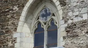 Window Forming Part Of The Augustinian Foundation