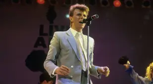 David Bowie At The Live Aid Concert