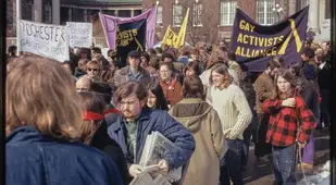 Diana Davies Photo Of A Gay Rights Demonstration