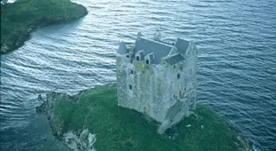 Castle Stalker Aerial View