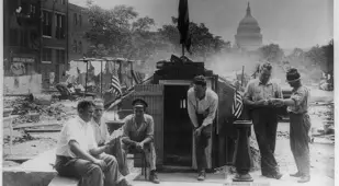Bonus Army In Capitol
