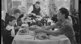 Thanksgiving Dinner In 1942