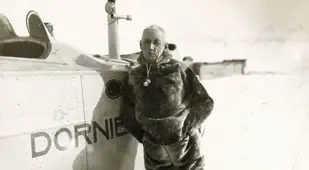 Roald Amundsen During An Arctic Expedition
