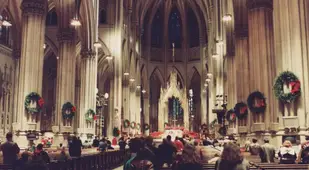 St. Patrick's Cathedral At Christmas