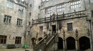 Chillingham Castle Courtyard
