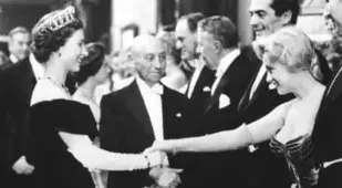 Vintage Hollywood Marilyn Monroe Meets The Queen