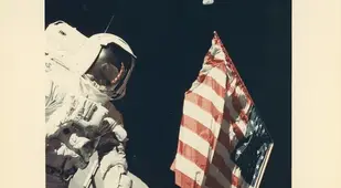 classic nasa american flag