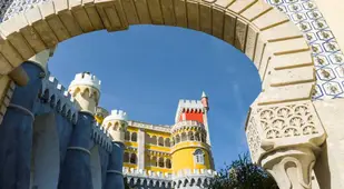 Pena Towers In Orange And Yellow