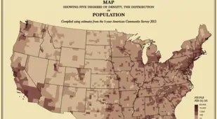 Map America Population Density