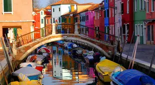 Beautiful Towns Burano Symmetry
